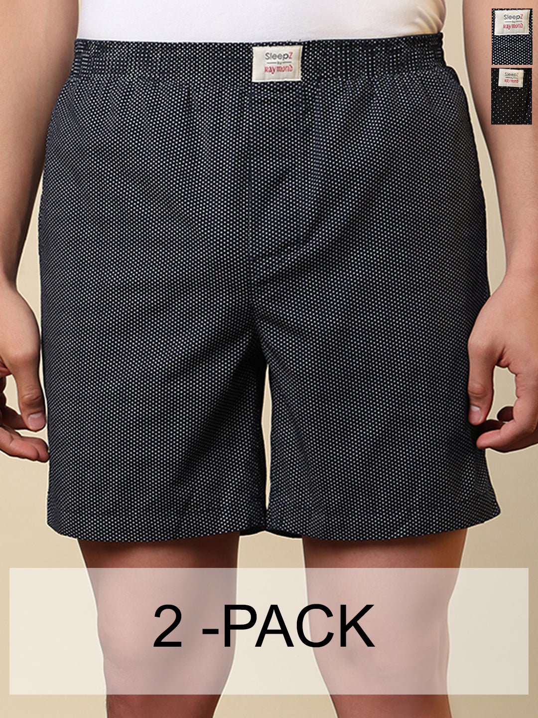 Sleepz Men Multi-Colour Printed Regular Fit Cotton Boxer