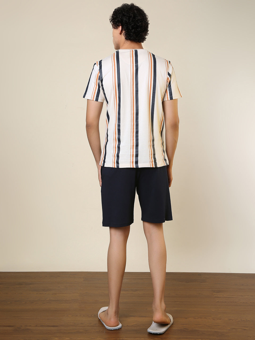 Sleepz Men Multi-Colour Printed Cotton Garment Kit