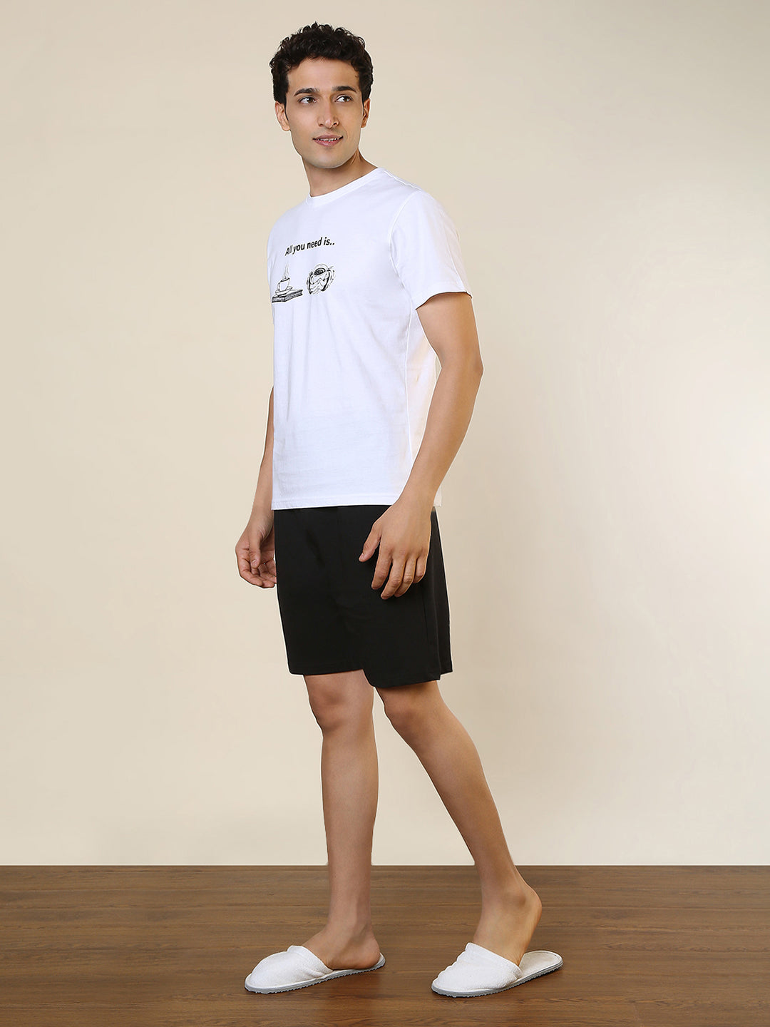 Sleepz Men Multi-Colour Solid Cotton Garment Kit