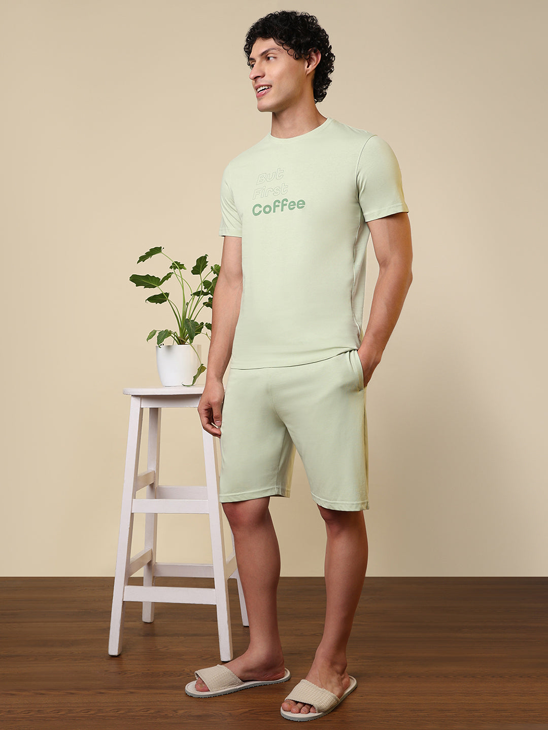 Sleepz Men Multi-Colour Solid Cotton Garment Kit