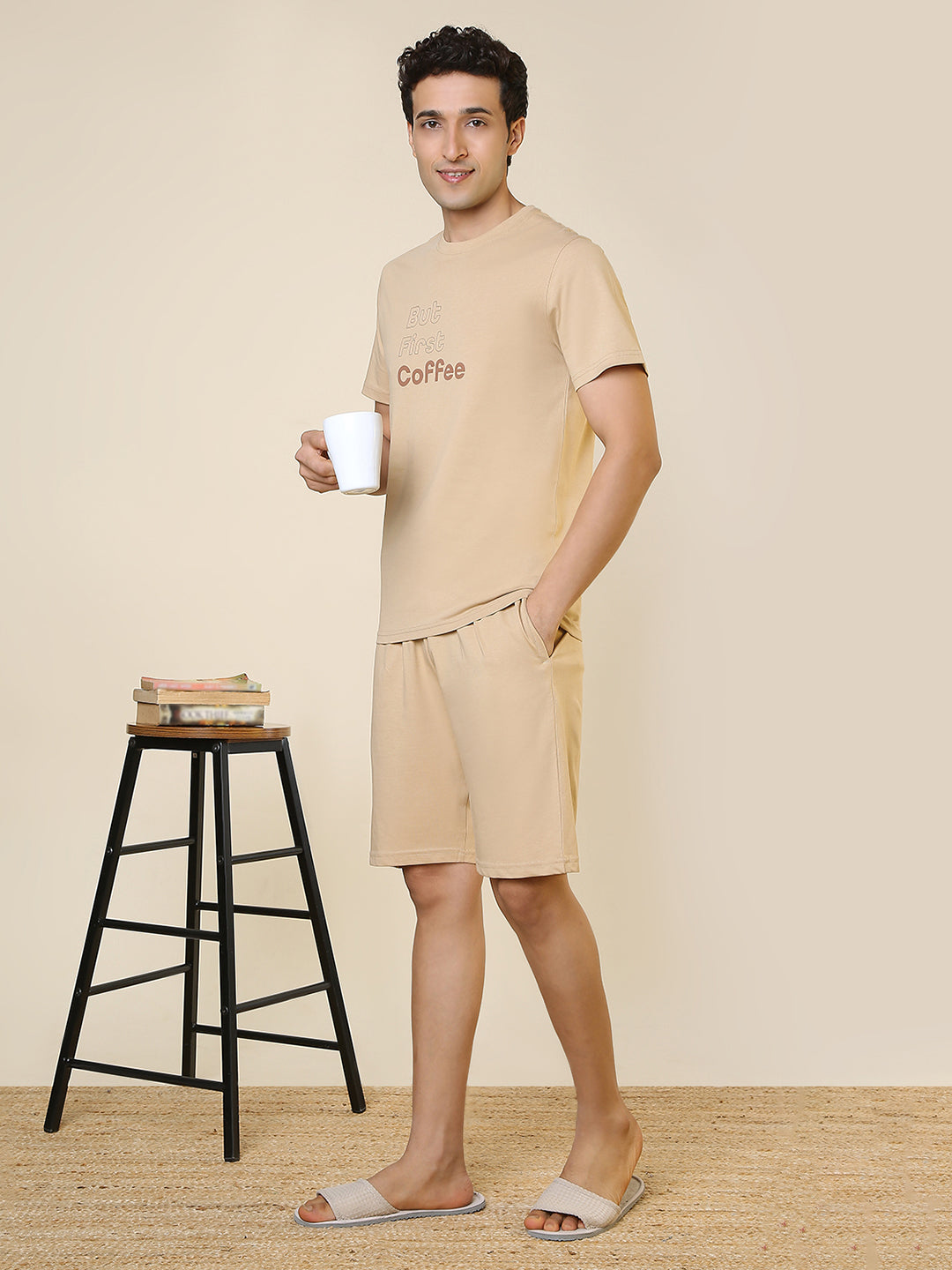 Sleepz Men Multi-Colour Solid Cotton Garment Kit