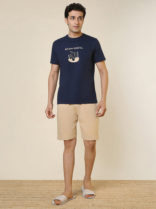 Sleepz Men Multi-Colour Solid Cotton Garment Kit