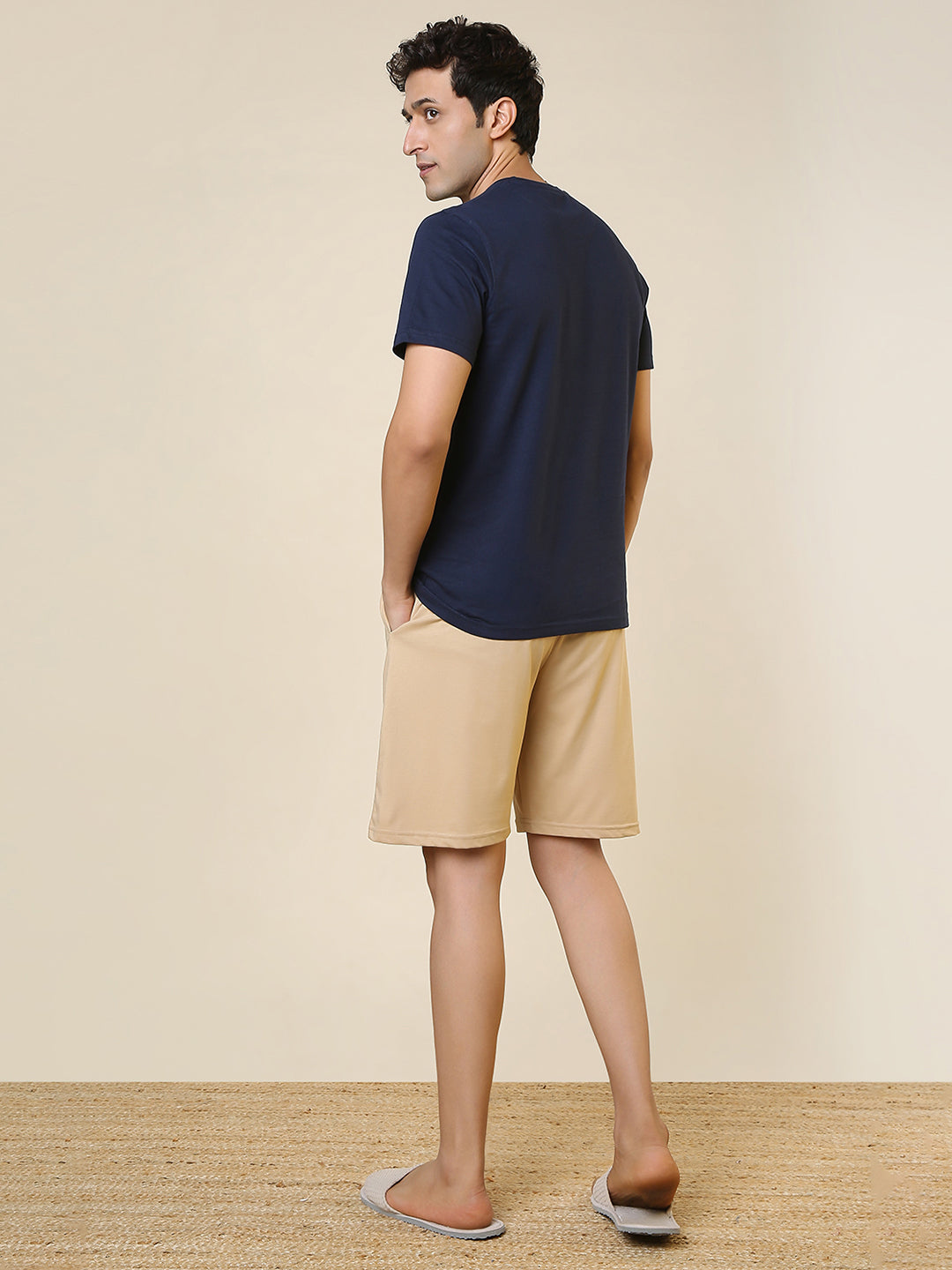 Sleepz Men Multi-Colour Solid Cotton Garment Kit