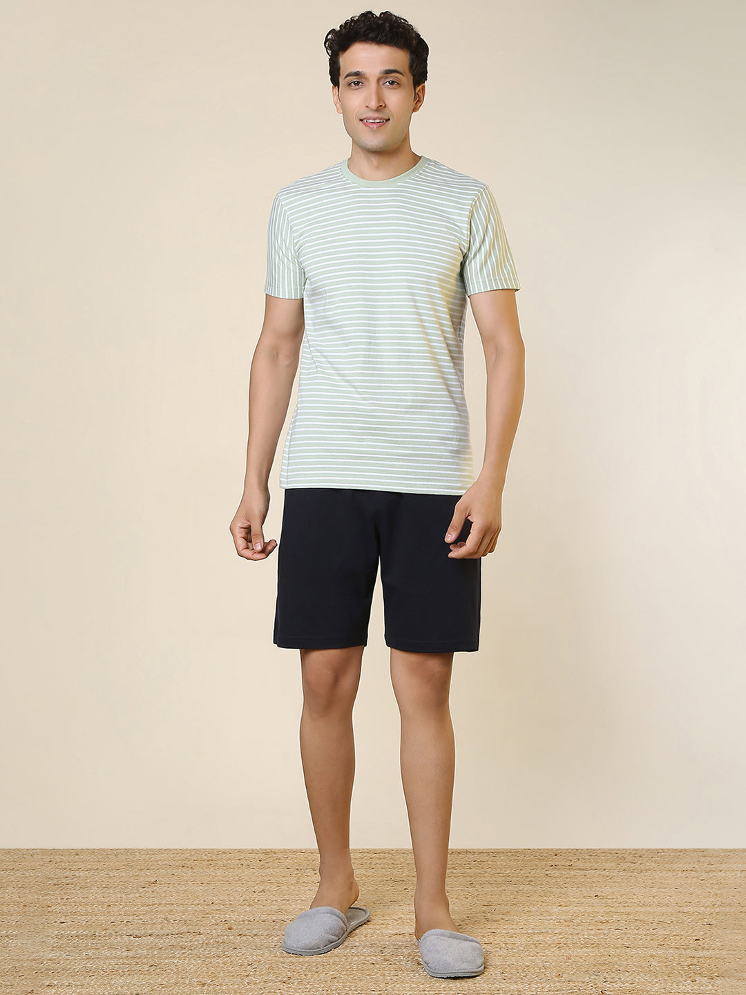 Sleepz Men Multi-Colour Solid Cotton Garment Kit