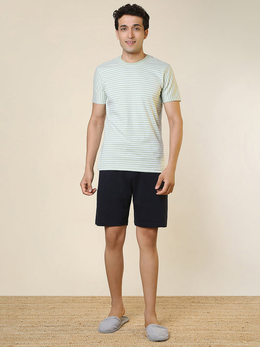 Sleepz Men Multi-Colour Solid Cotton Garment Kit