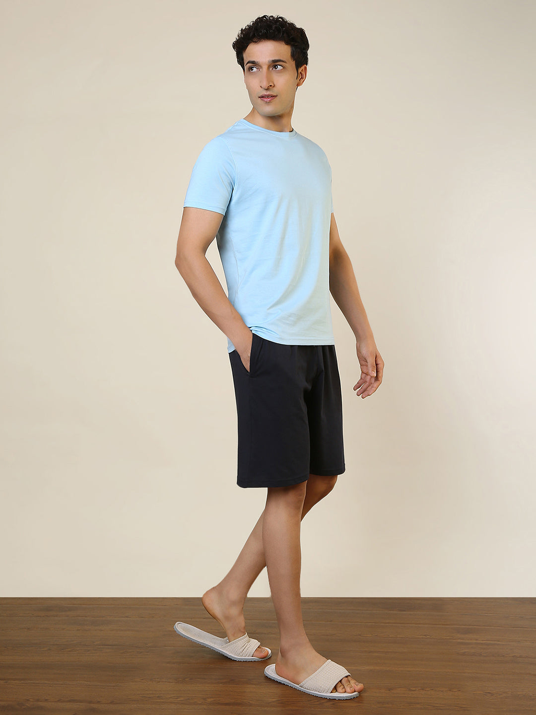 Sleepz Men Multi-Colour Solid Cotton Garment Kit