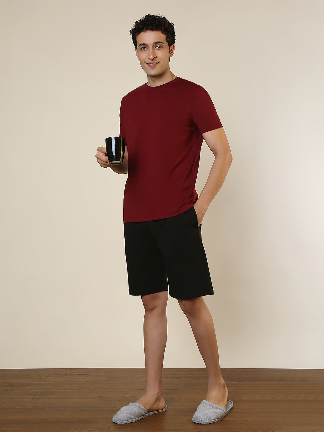 Sleepz Men Multi-Colour Solid Cotton Garment Kit