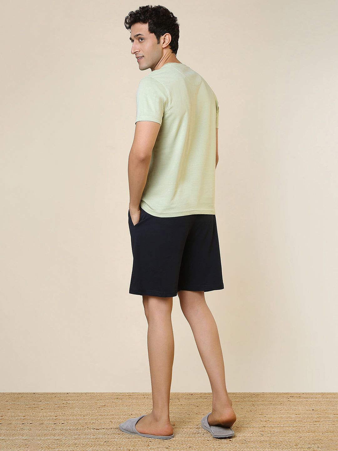 Sleepz Men Multi-Colour Solid Cotton Garment Kit