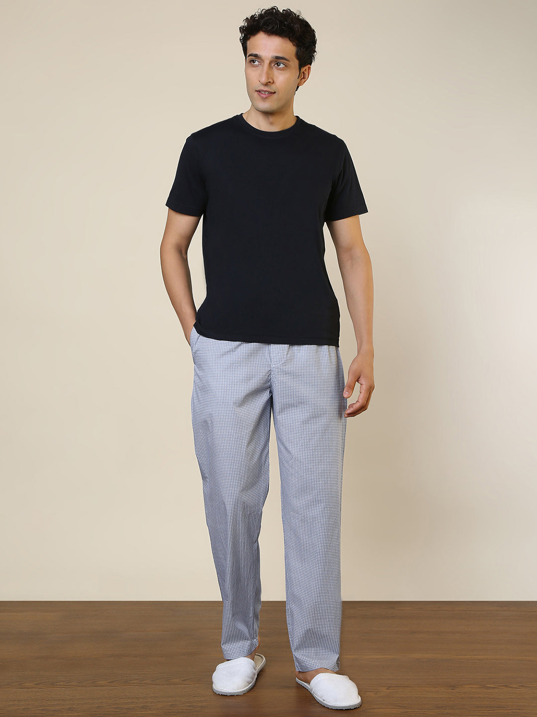 Sleepz Men Multi-Colour Printed Cotton Garment Kit