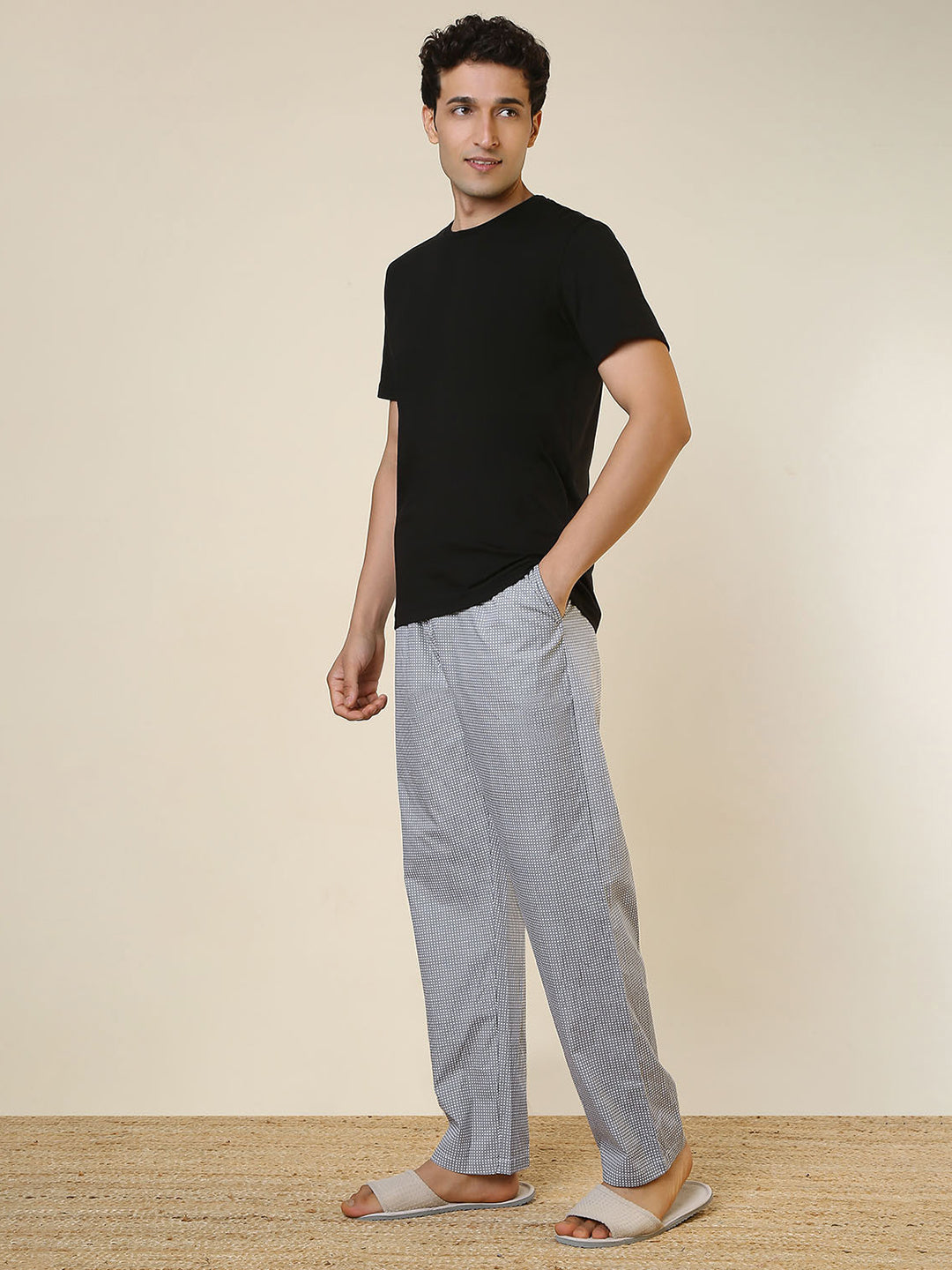 Sleepz Men Multi-Colour Printed Cotton Garment Kit