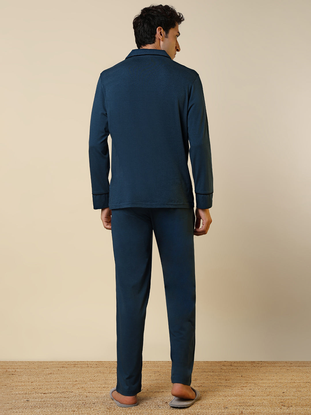 Sleepz Men Multi-Colour Solid Cotton Blend Garment Kit