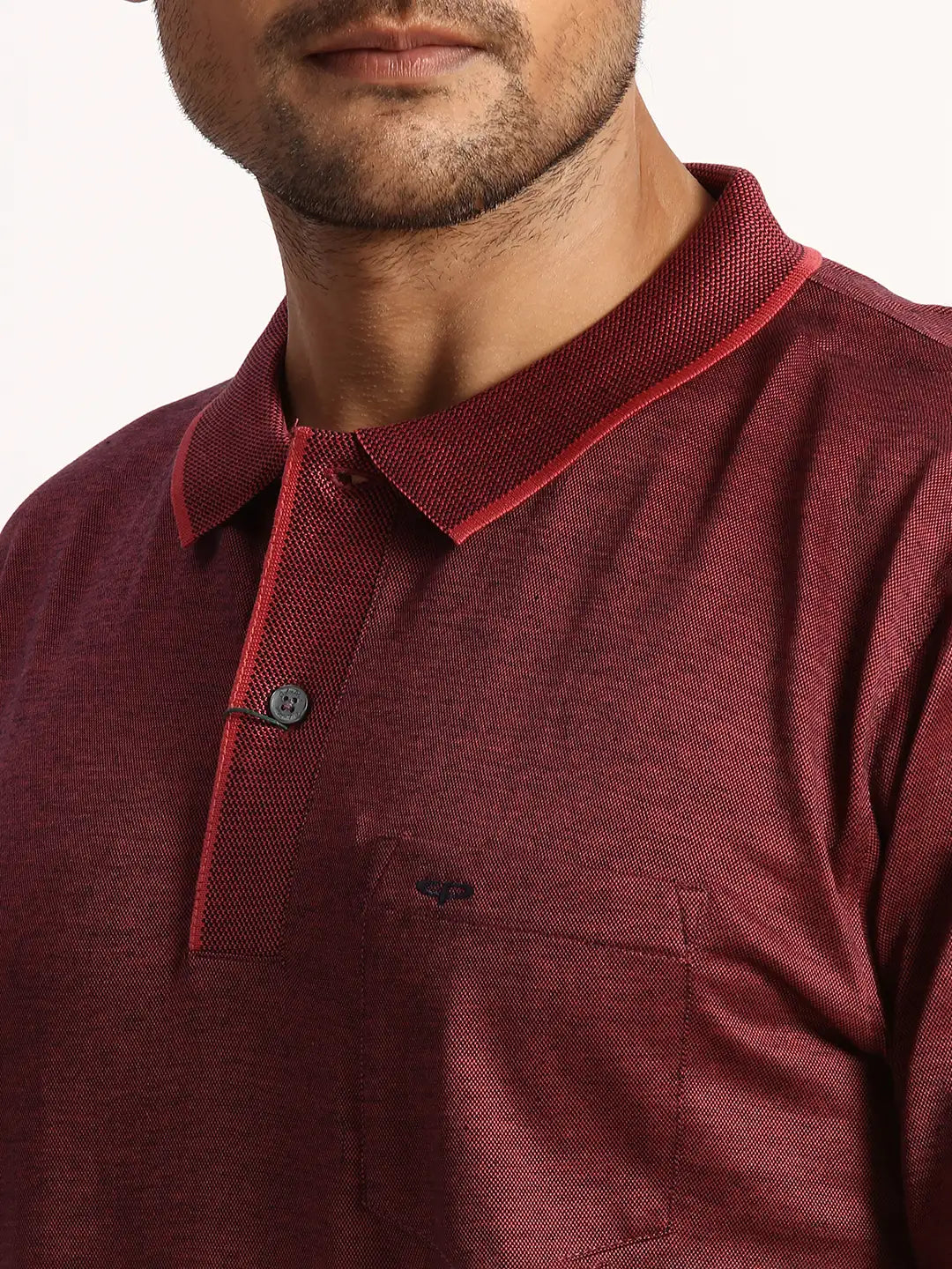 Men Orange Classic Fit Solid Cotton Half Sleeve T-Shirt