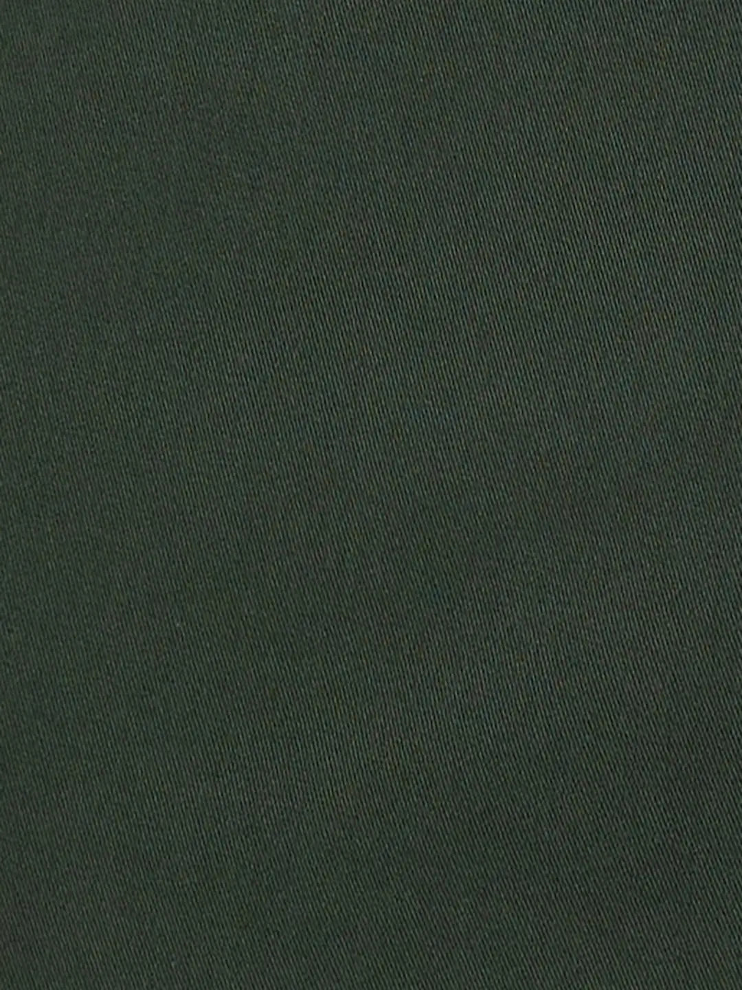 Men Green Slim Fit Solid Piece Dyed Cotton Blend Trouser
