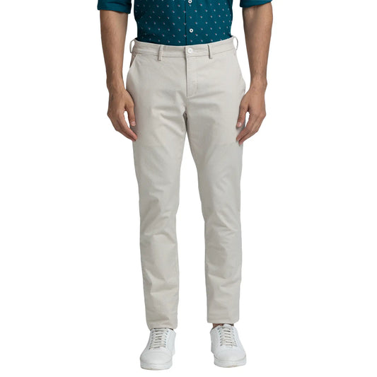 Men Fawn Nuvo Fit Print Cotton Blend Trouser