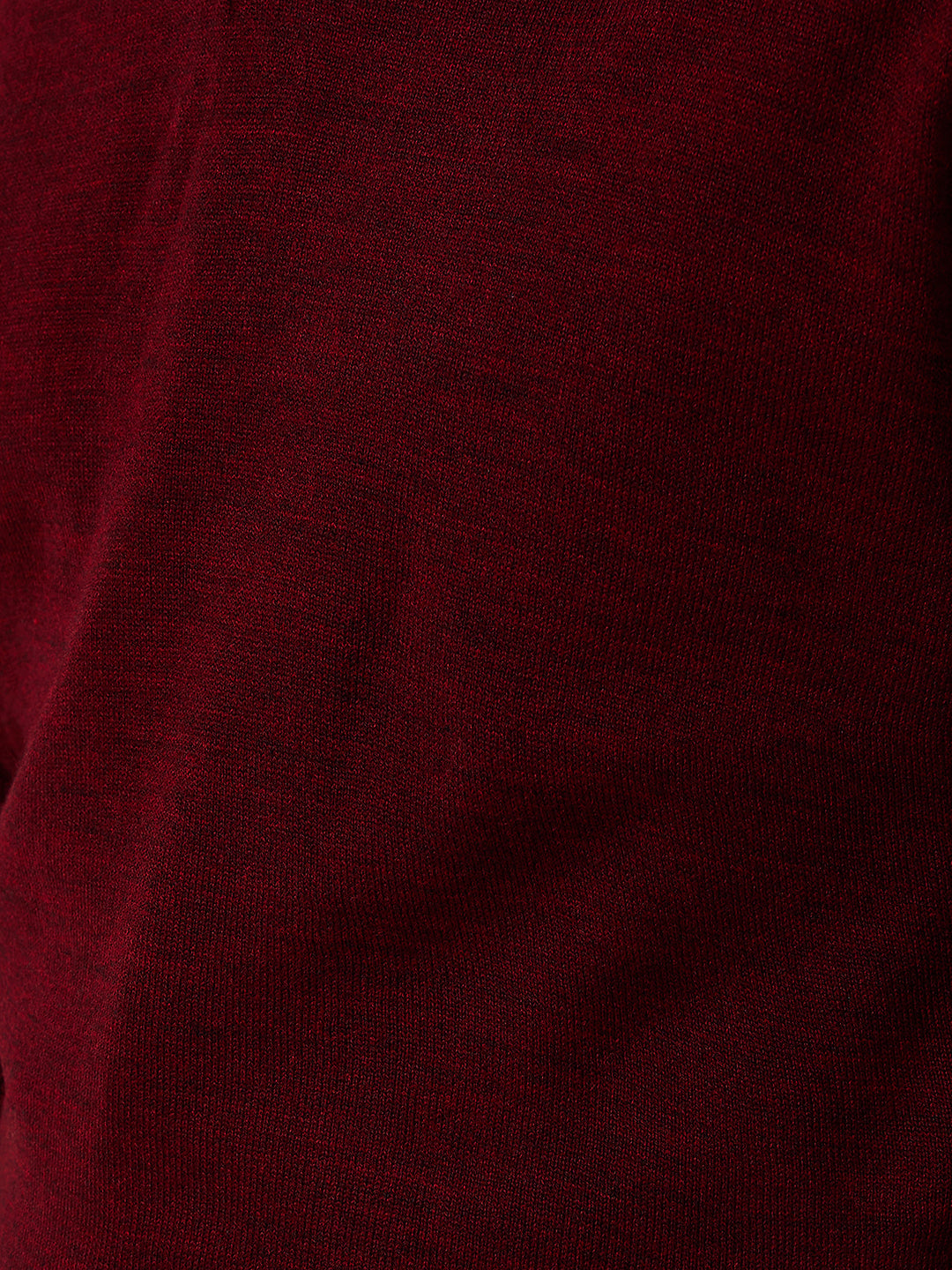 Park Avenue Men Blue Structure Regular Fit Acro Blend Full Sleeve V Neck Collar Sweater