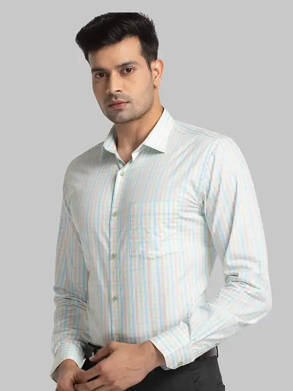 Men Green Slim Fit Checks Cotton Shirts