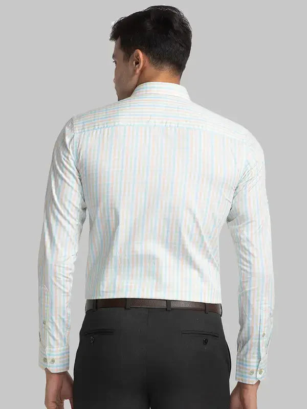 Men Green Slim Fit Checks Cotton Shirts