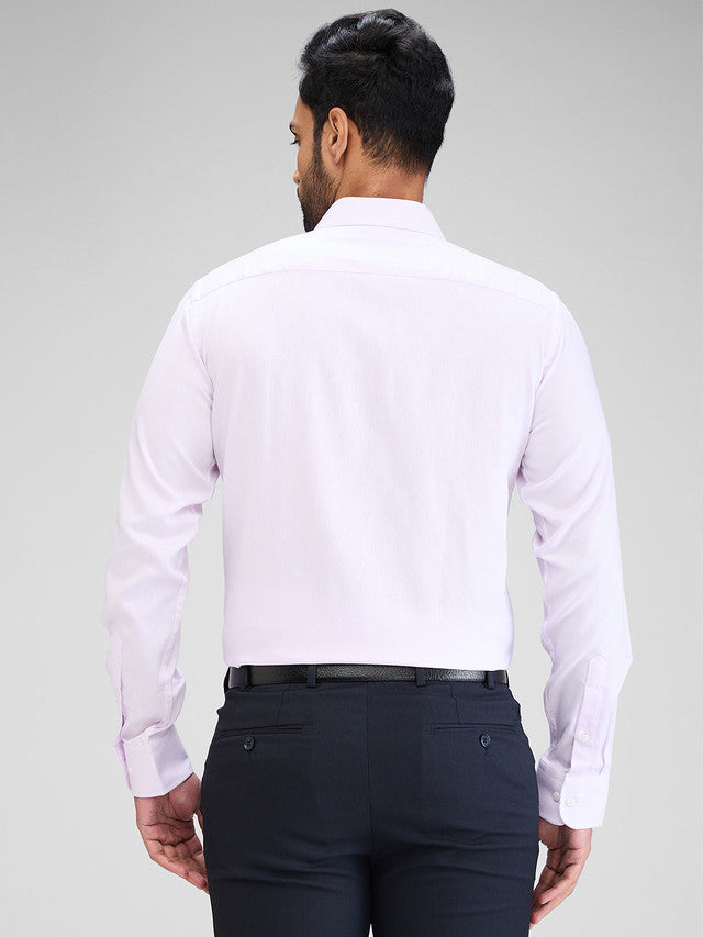 Park Avenue Purple Structure Slim Fit Cotton Formal Shirt