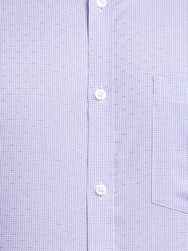 Park Avenue Purple Structure Slim Fit Cotton Formal Shirt