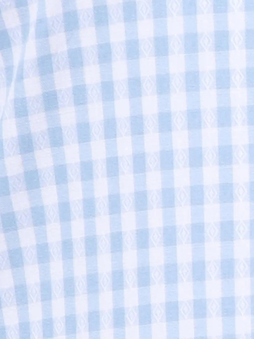 Park Avenue Men Blue Structure Slim Fit Cotton Shirts