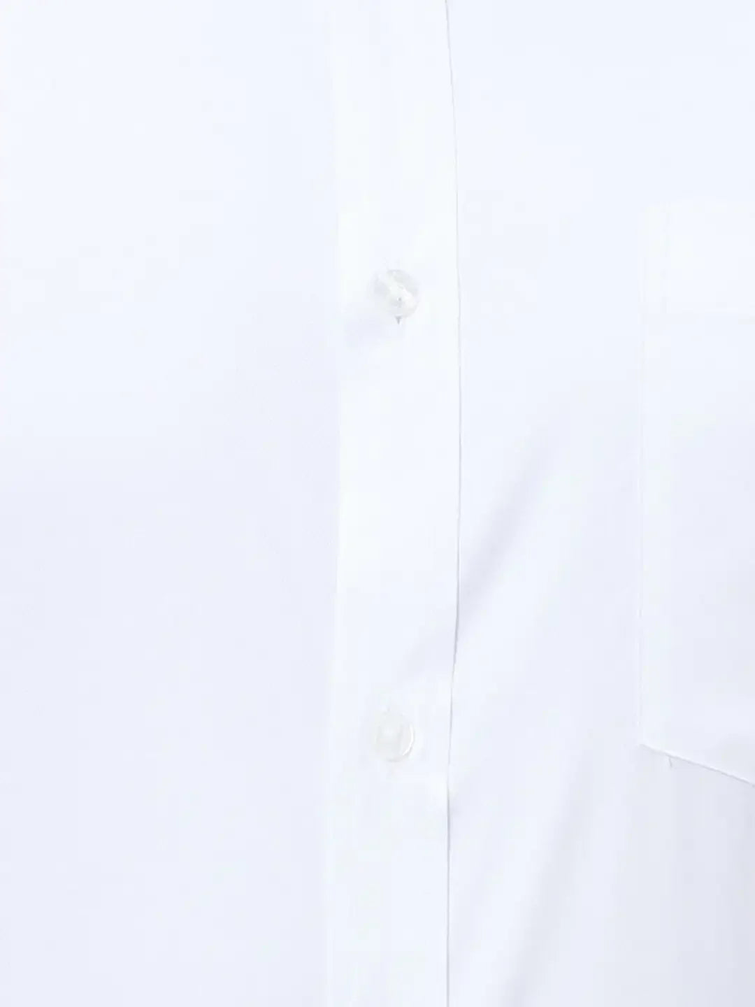 Park Avenue Men White Structure Slim Fit Polyester Blend Formal Shirt