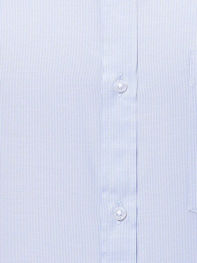 Park Avenue Blue Structure Slim Fit Full Sleeve Cotton Blend Shirt