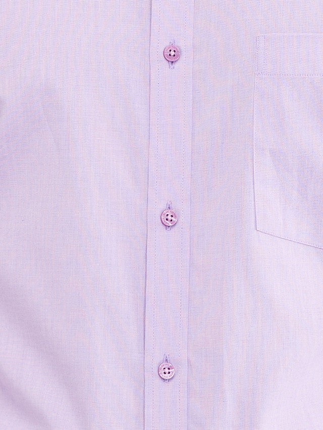 Park Avenue Purple Structure Slim Fit Full Sleeve Cotton Shirt