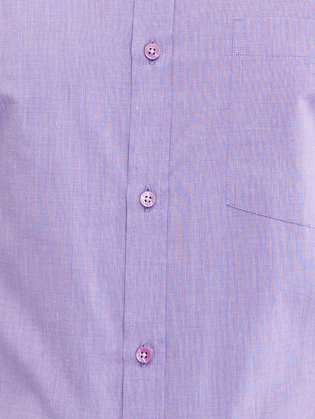 Park Avenue Purple Structure Slim Fit Full Sleeve Cotton Shirt