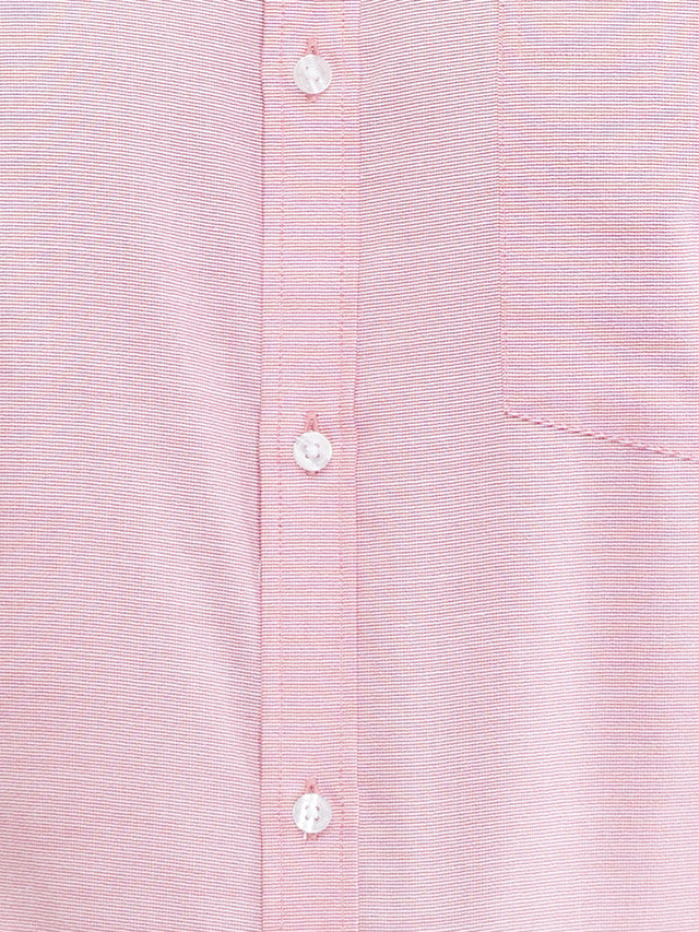 Park Avenue Pink Structure Slim Fit Full Sleeve Cotton Blend Shirt
