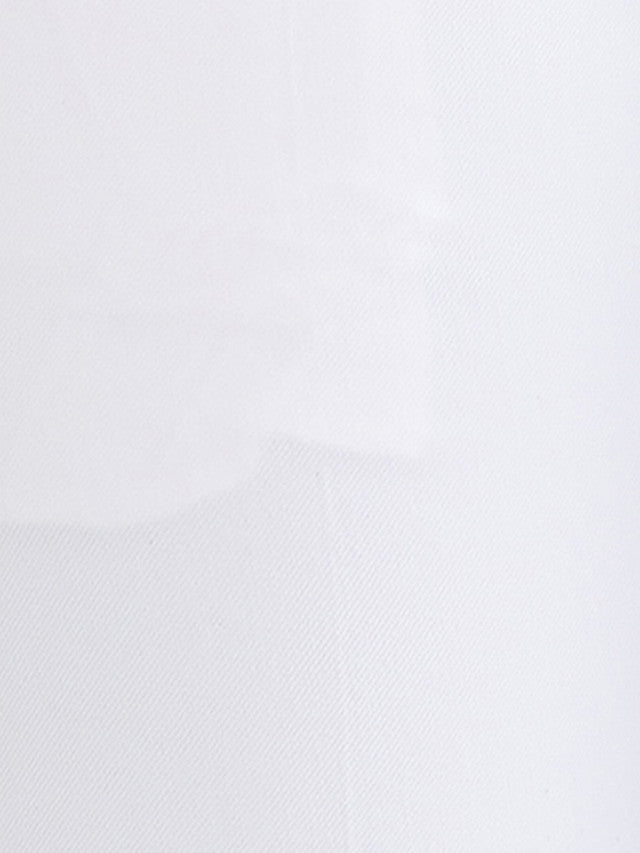 Park Avenue Men White Solid Slim Fit Trouser