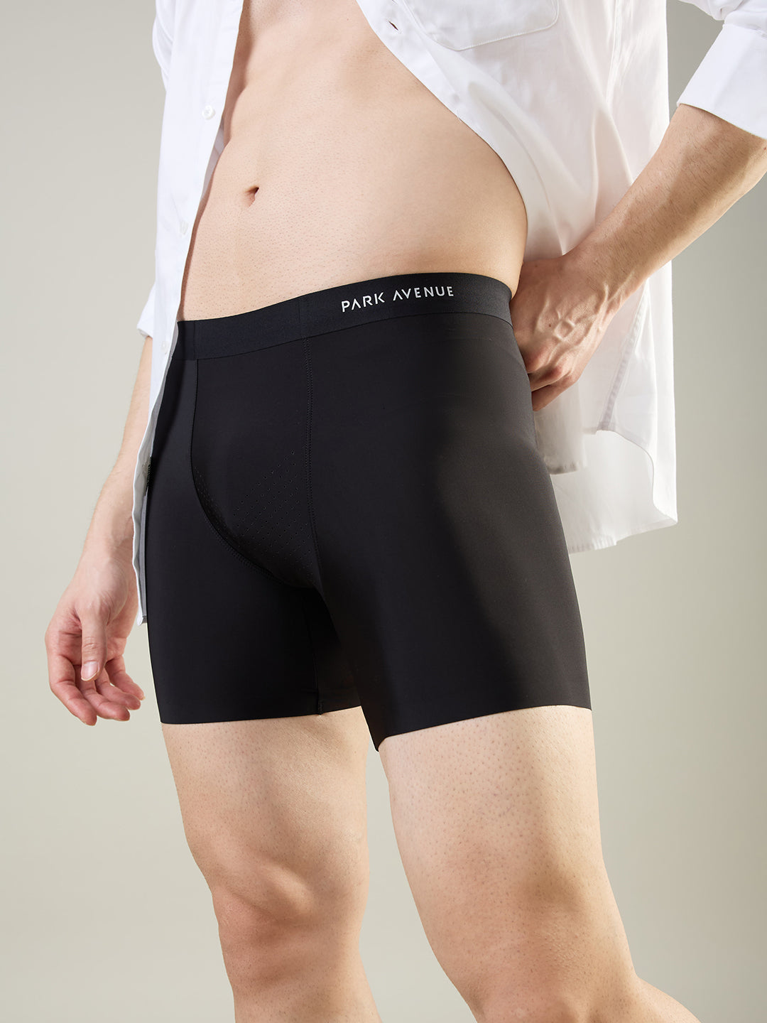 Park Avenue Men Black Polyamide Blend Trunk