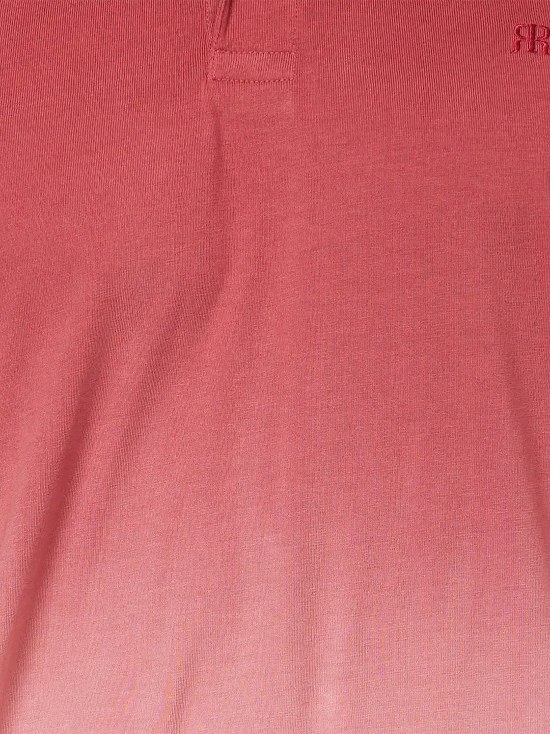 Raymond Contemporary Fit Printed Dark Maroon T-Shirt