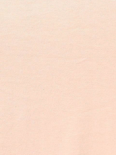 Raymond Men Pink Contemporary Fit Solid T-Shirt