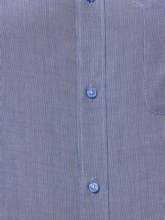 Raymond Men Blue Structure Slim Fit Cotton Shirt