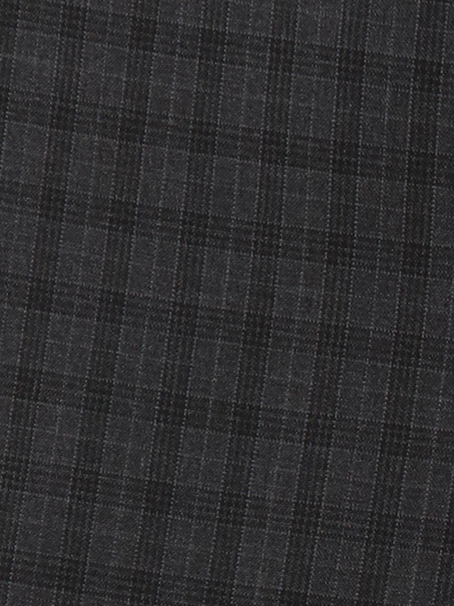 Raymond Grey Solid Contemporary Fit Polyester Blend Trouser