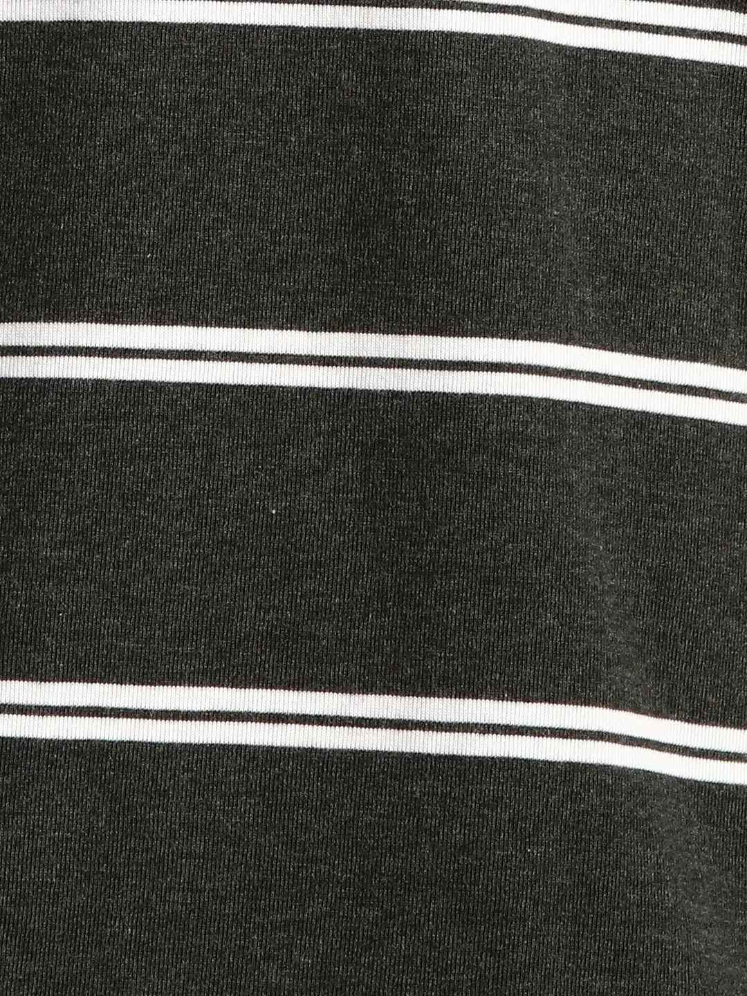 Men Grey Regular Fit Yarn Dyed Cotton Round Neck Collar Polo T-Shirt
