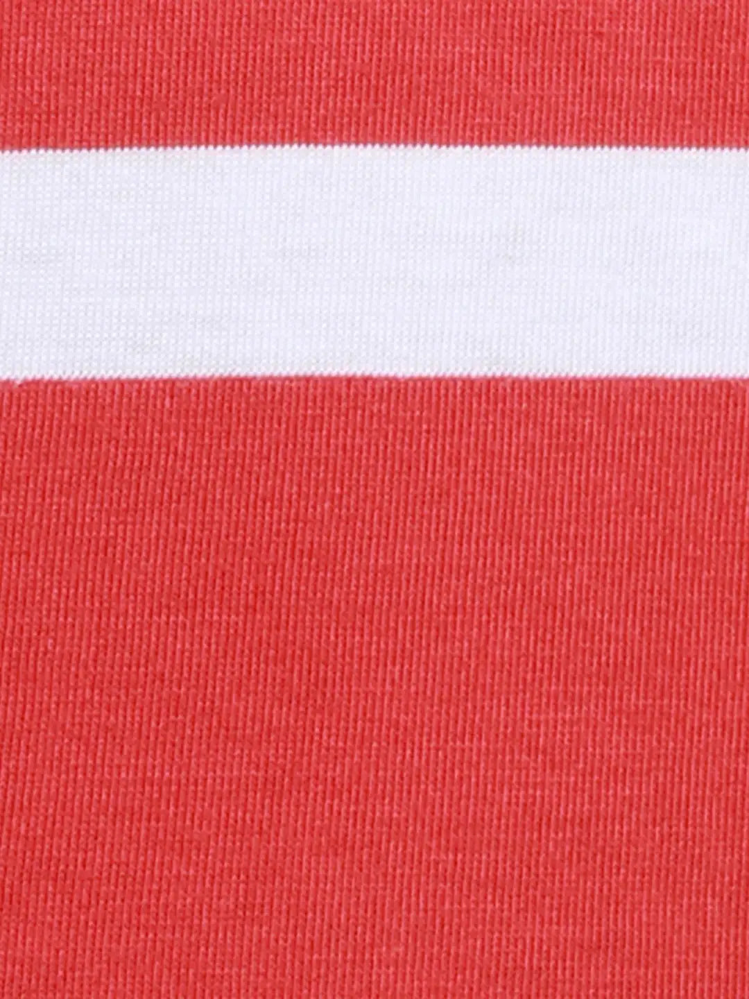 Parx Men Red Yarn Dyed Regular Fit Cotton T-Shirt