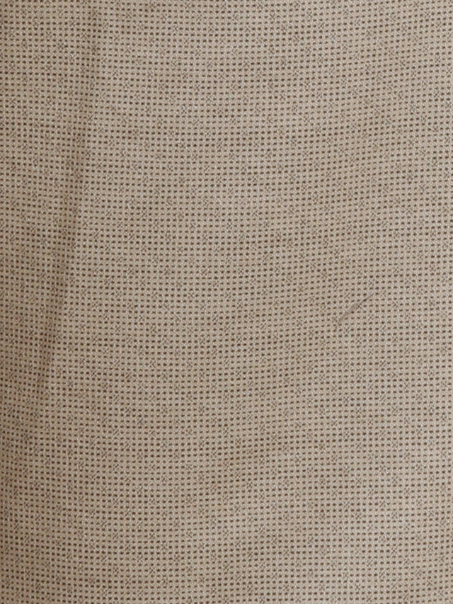 Parx Khaki Printed Low Rise Tapered Fit Cotton Blend Trouser