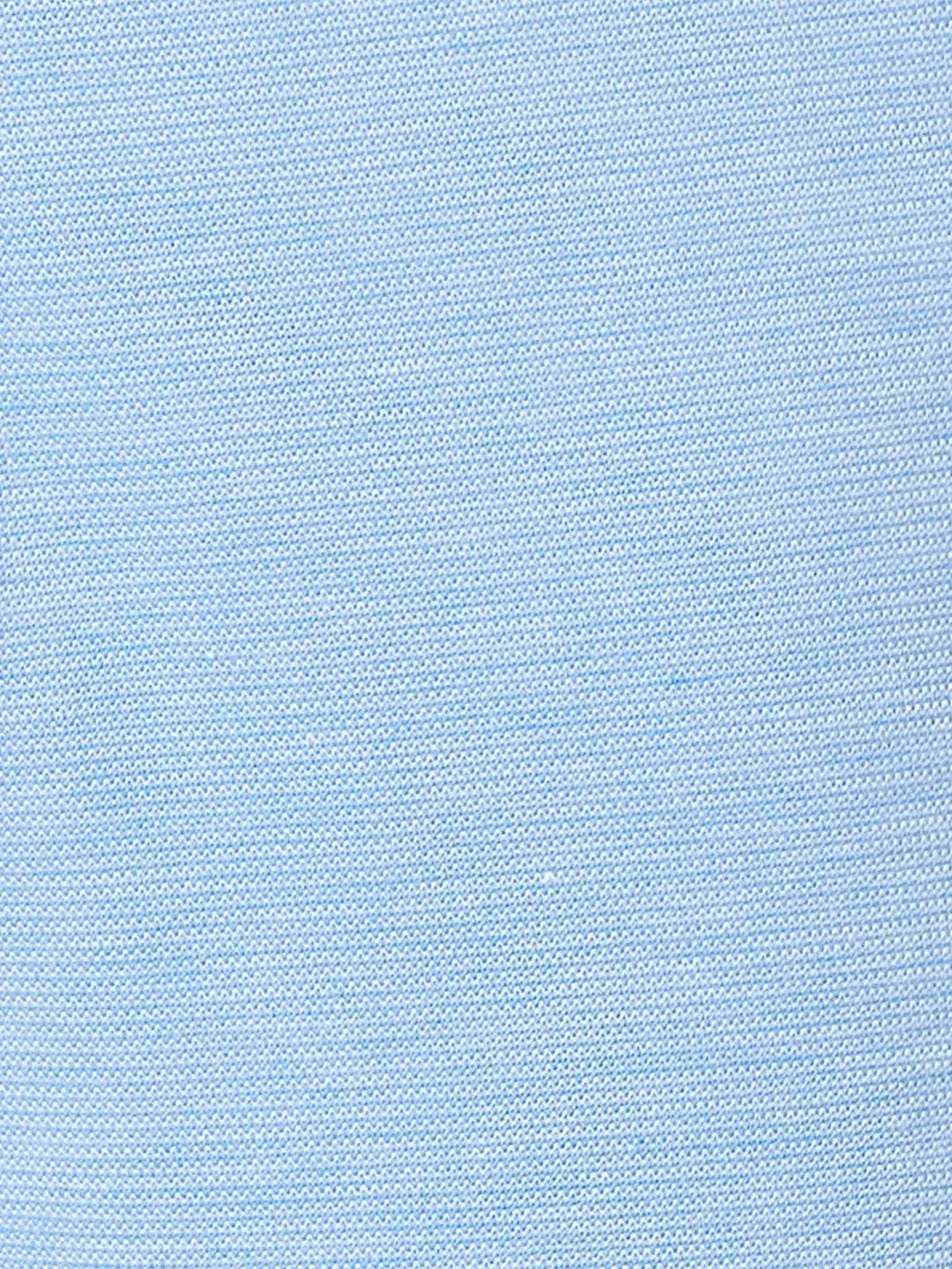 Men Blue Carrot Fit Solid Terylene Blend Trouser