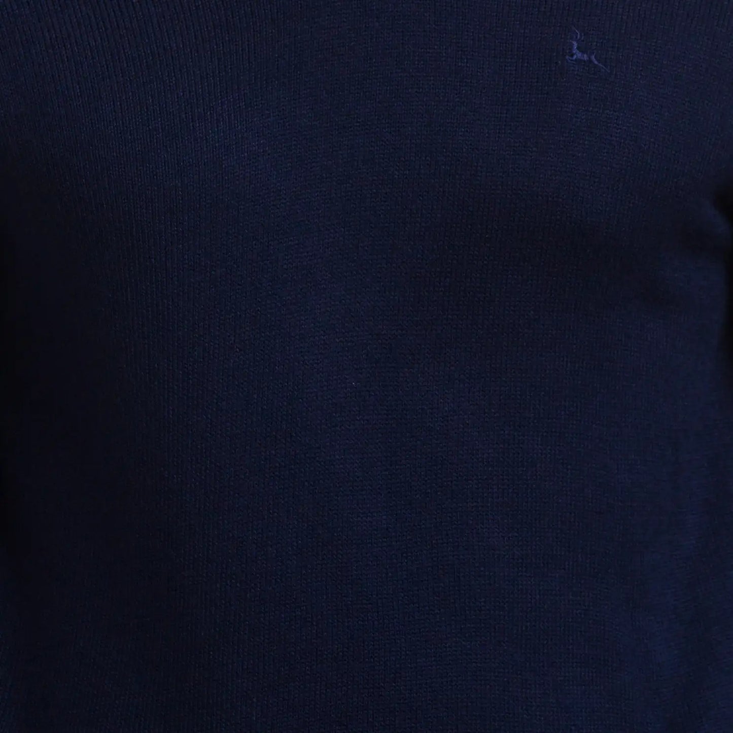 Men Blue Solid Acrylic Full Sleeve Sweaters