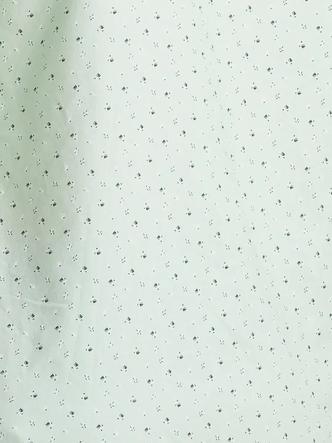 Men Green Slim Fit Print Cotton Full Sleeve Shirts