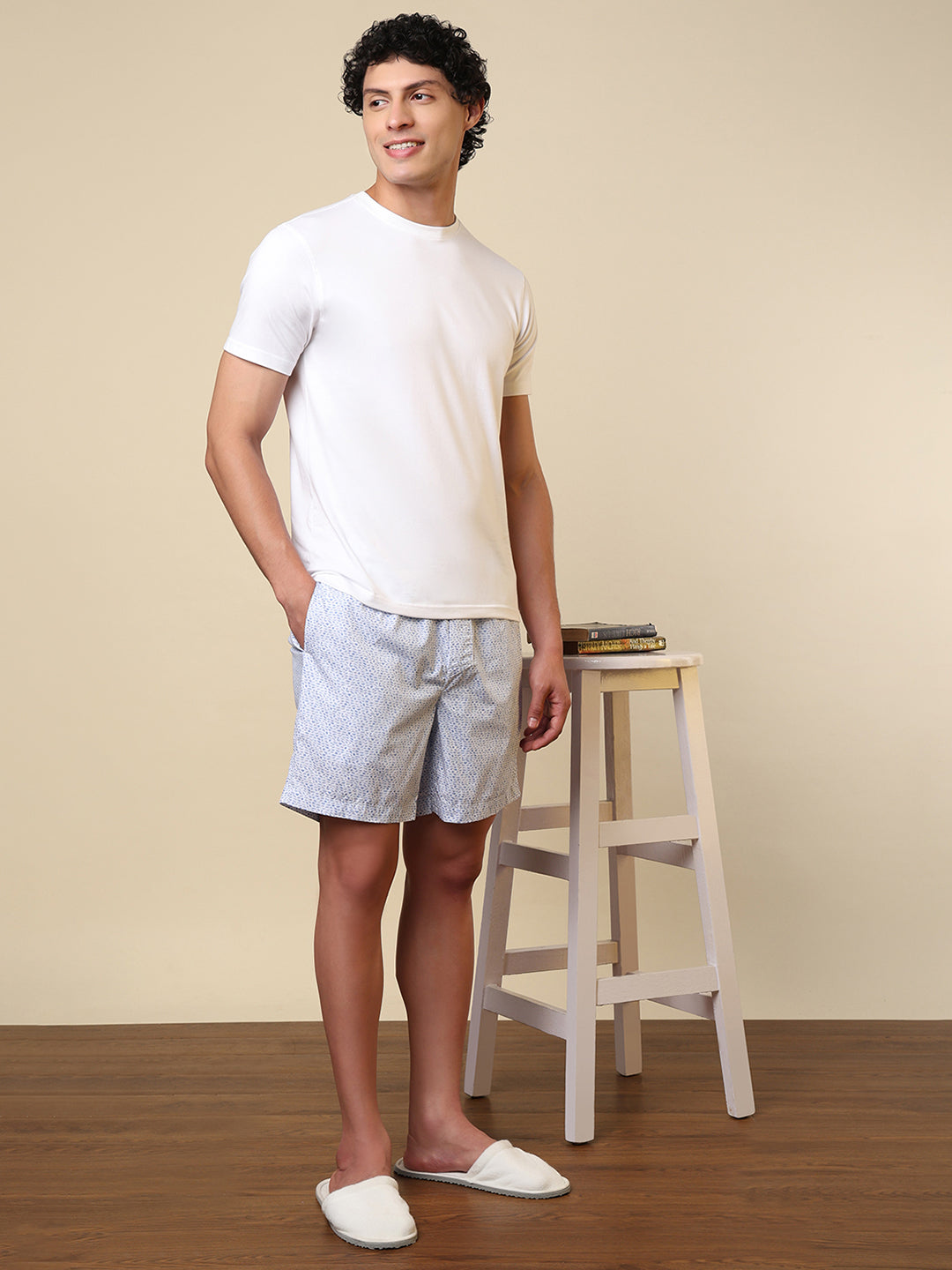 Sleepz Men Multi-Colour Printed Regular Fit Cotton Boxer