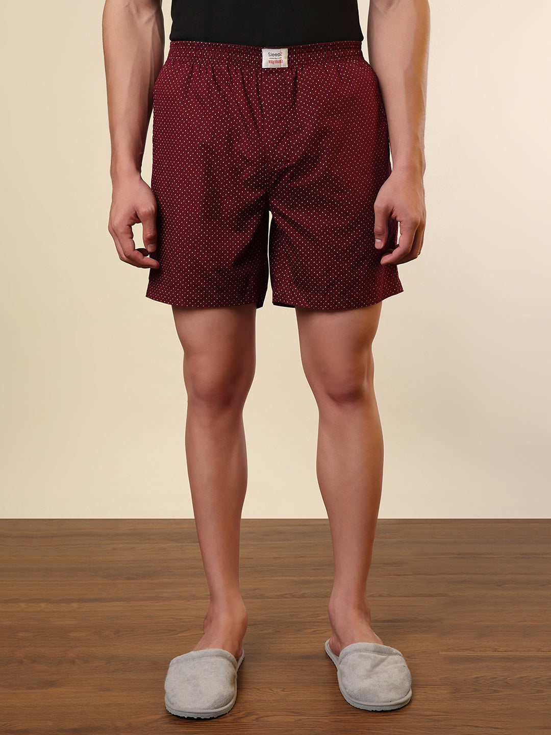 Sleepz Men Multi-Colour Printed Regular Fit Cotton Boxer