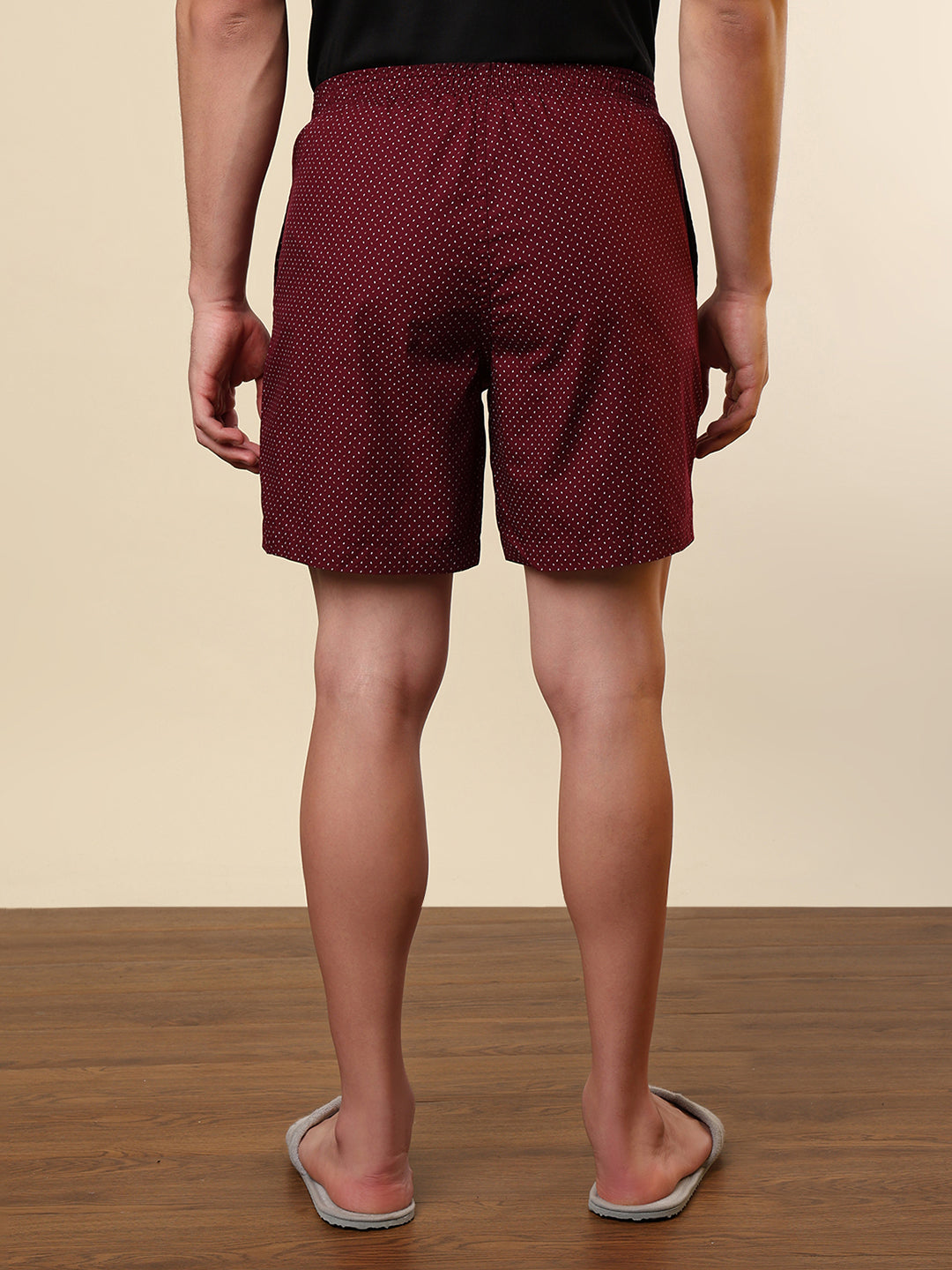 Sleepz Men Multi-Colour Printed Regular Fit Cotton Boxer