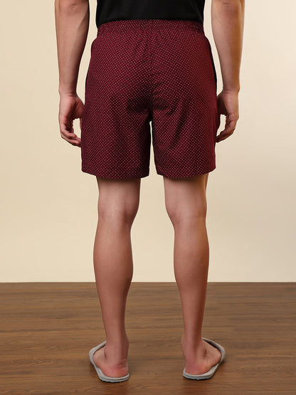 Sleepz Men Multi-Colour Printed Regular Fit Cotton Boxer