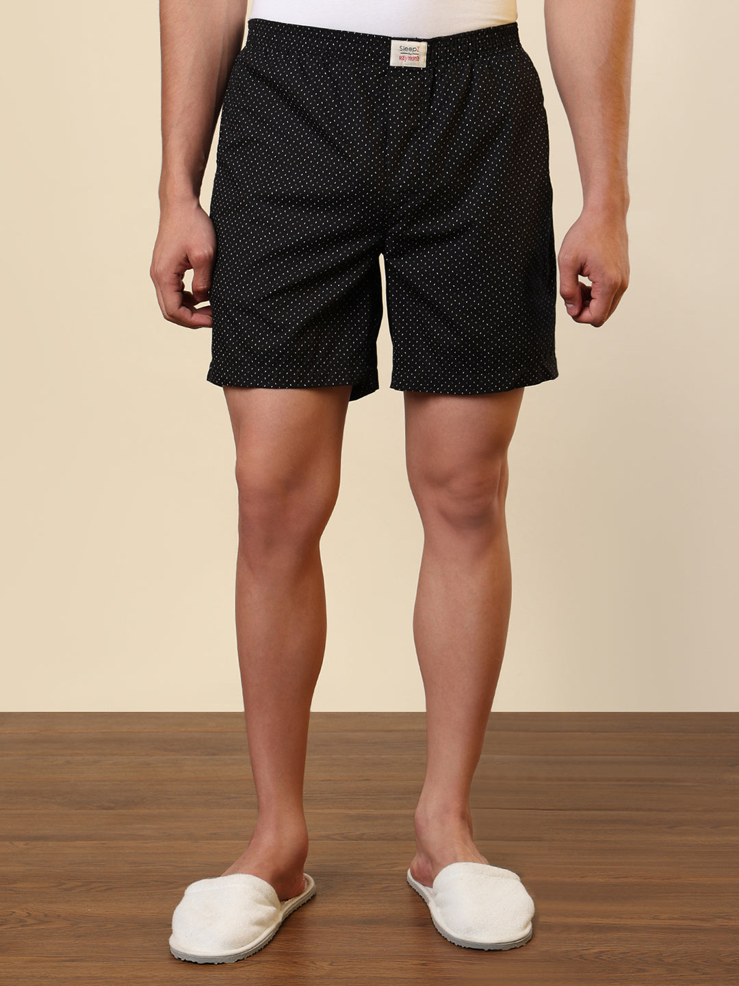 Sleepz Men Multi-Colour Printed Regular Fit Cotton Boxer