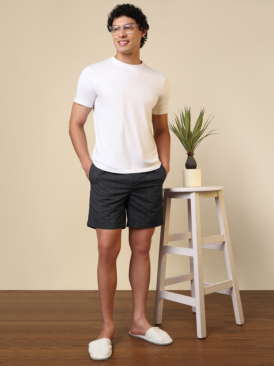 Sleepz Men Multi-Colour Printed Regular Fit Cotton Boxer