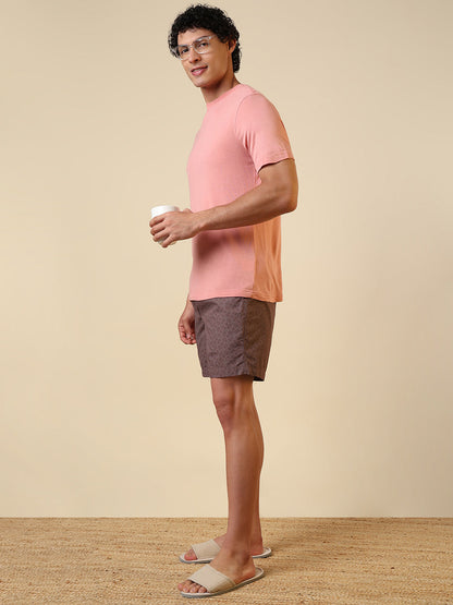 Sleepz Men Red Printed Regular Fit Cotton Boxer