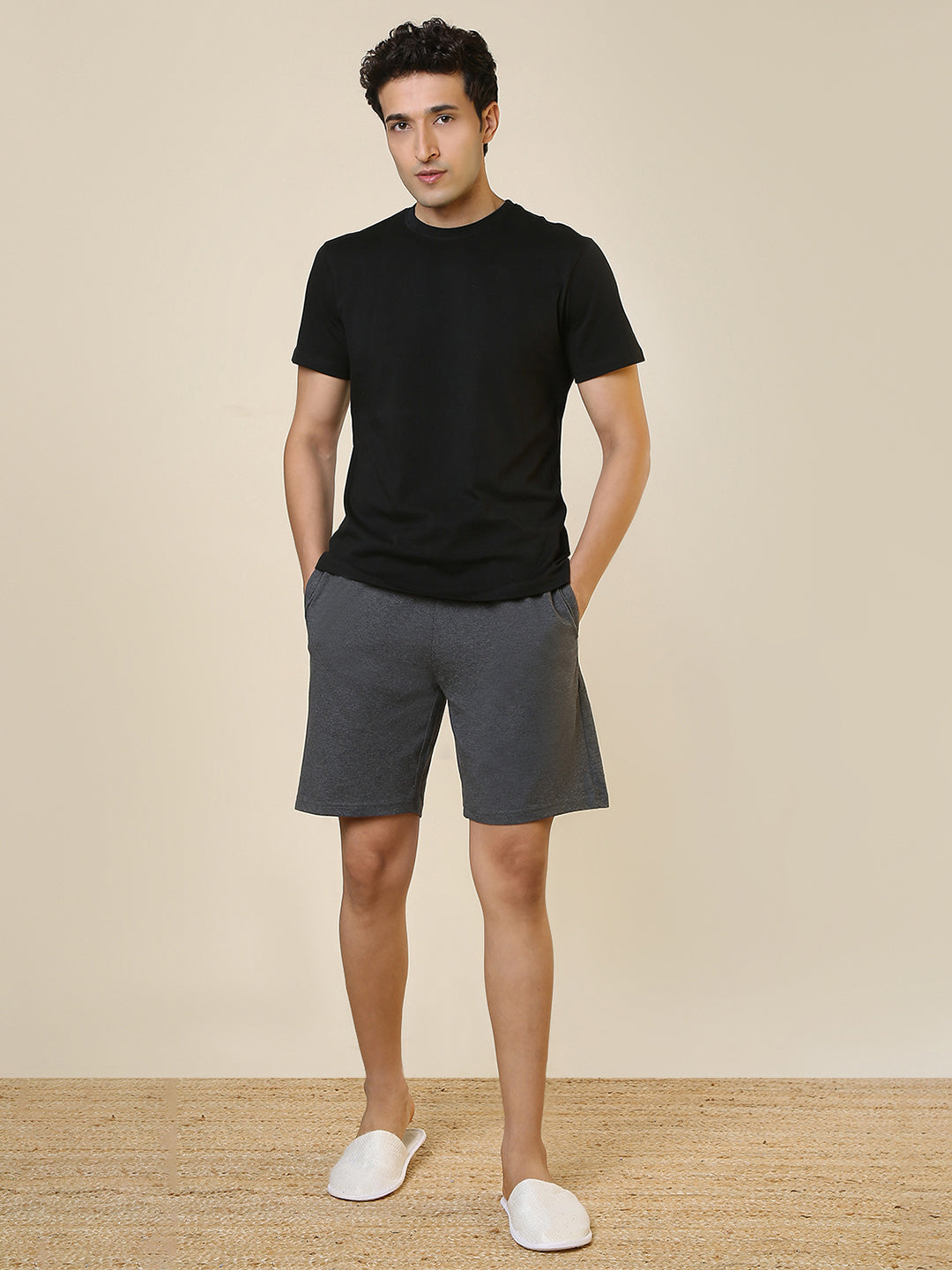 Sleepz Men Multi-Colour Solid Cotton Garment Kit