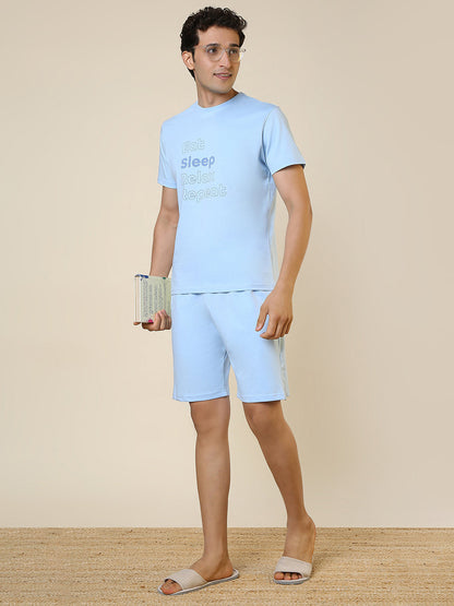Sleepz Men Multi-Colour Solid Cotton Garment Kit